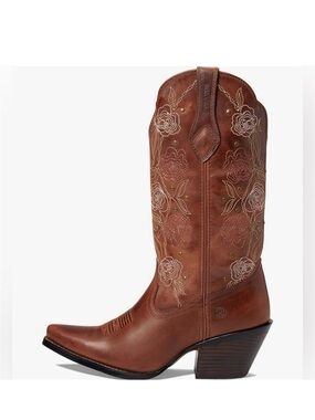 Durango Women's Brown Embroidered Western Boots